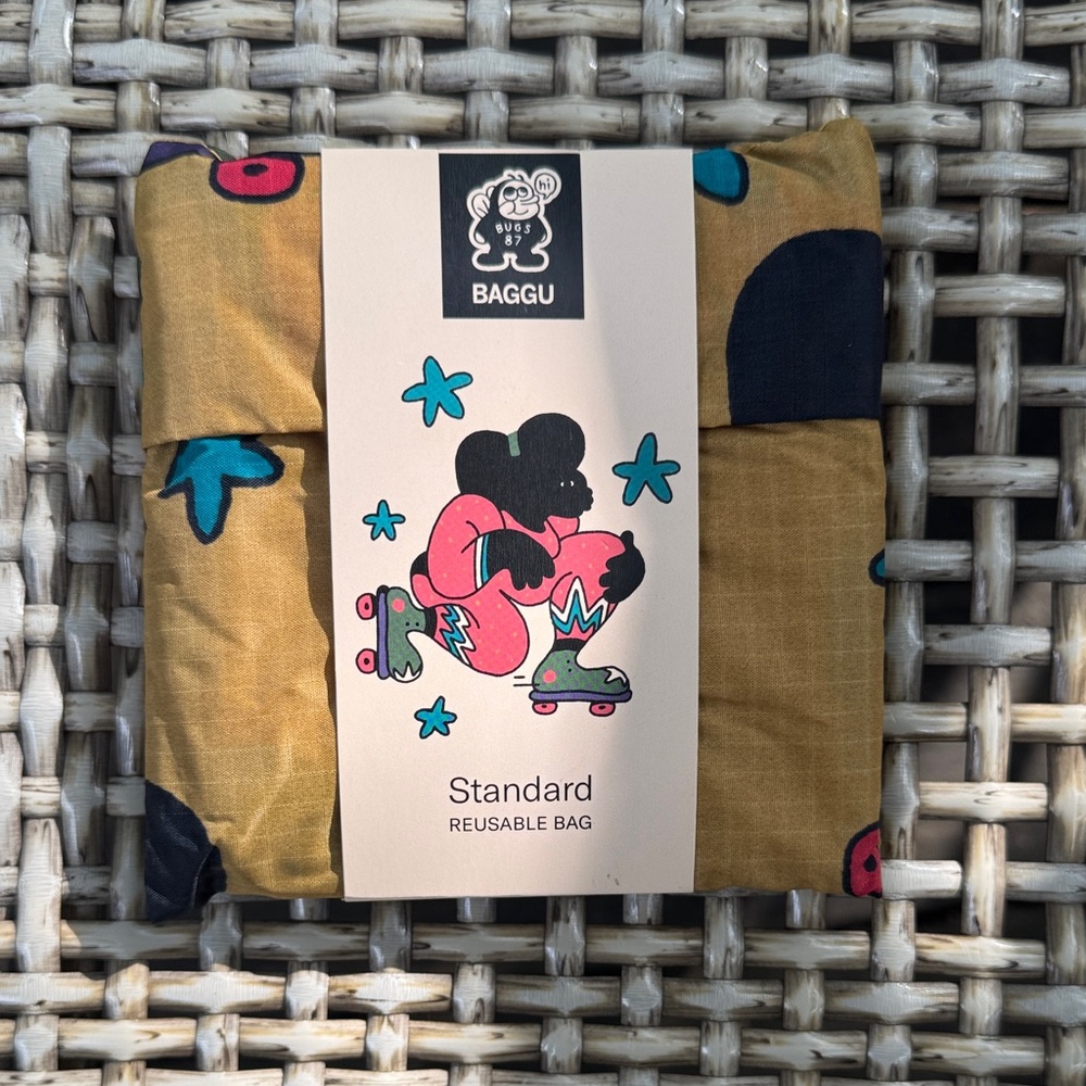 NWT BAGGU JOONBUG SOLO SKATE TEAL SKATING REUSABLE ECO STANDARD BAG